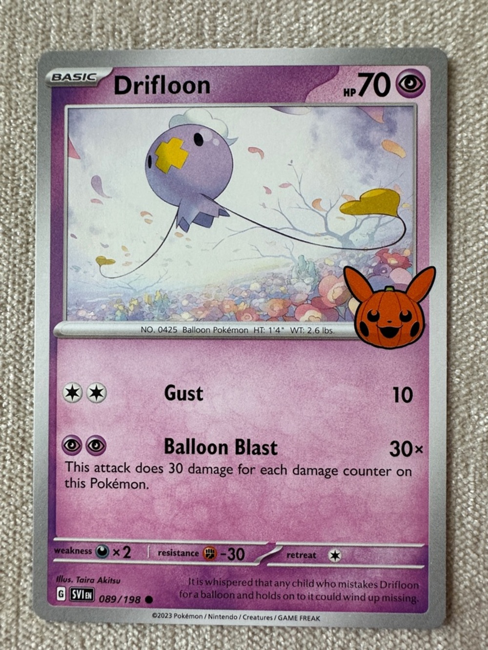 Pokémon Card - Drifloon